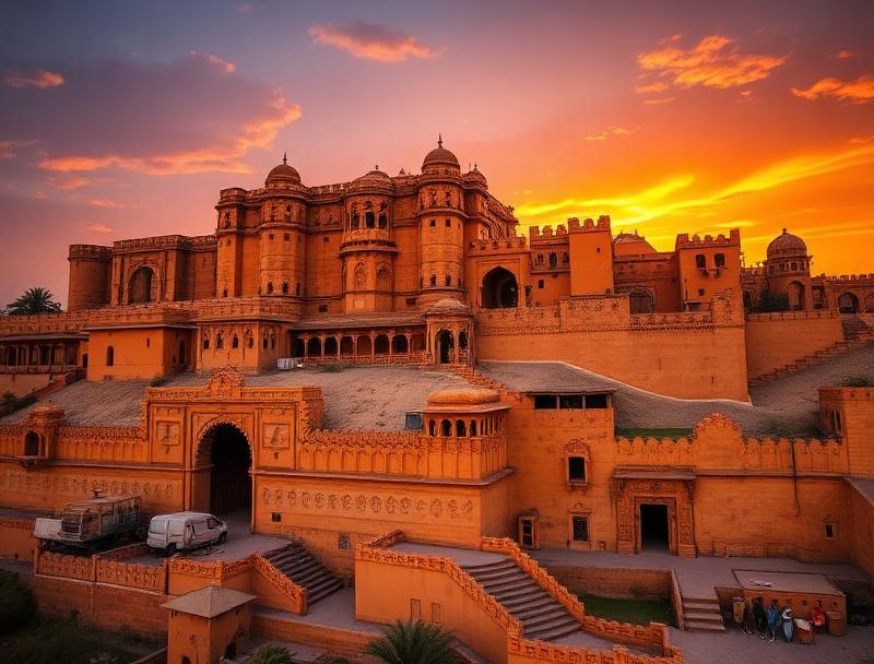 Jaisalmer Fort at sunset